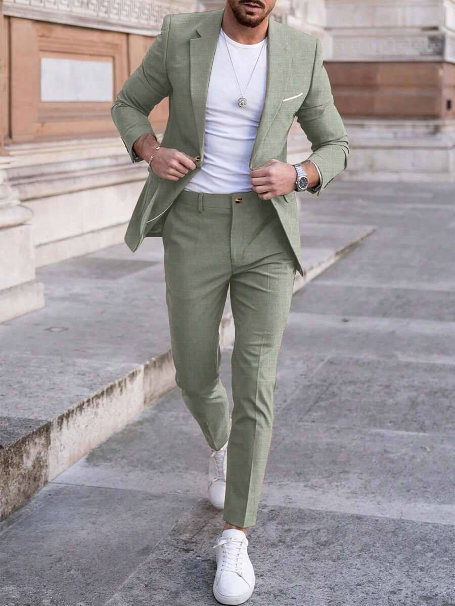 Men's Slim Fit Two Piece Suit | Notch Lapel