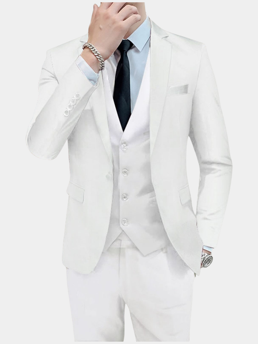 Men's Slim Fit Three Piece Suit | Wedding