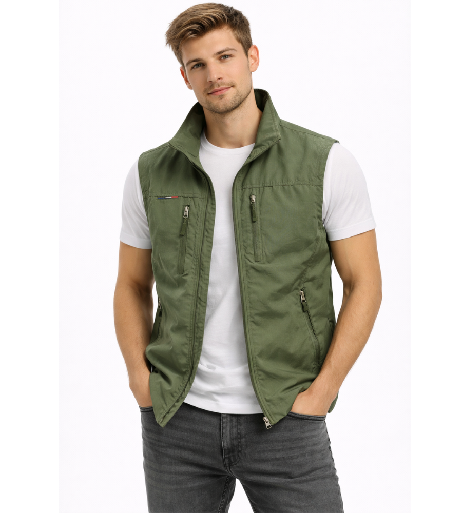 Men's Sleeveless Gilet | Zip Up