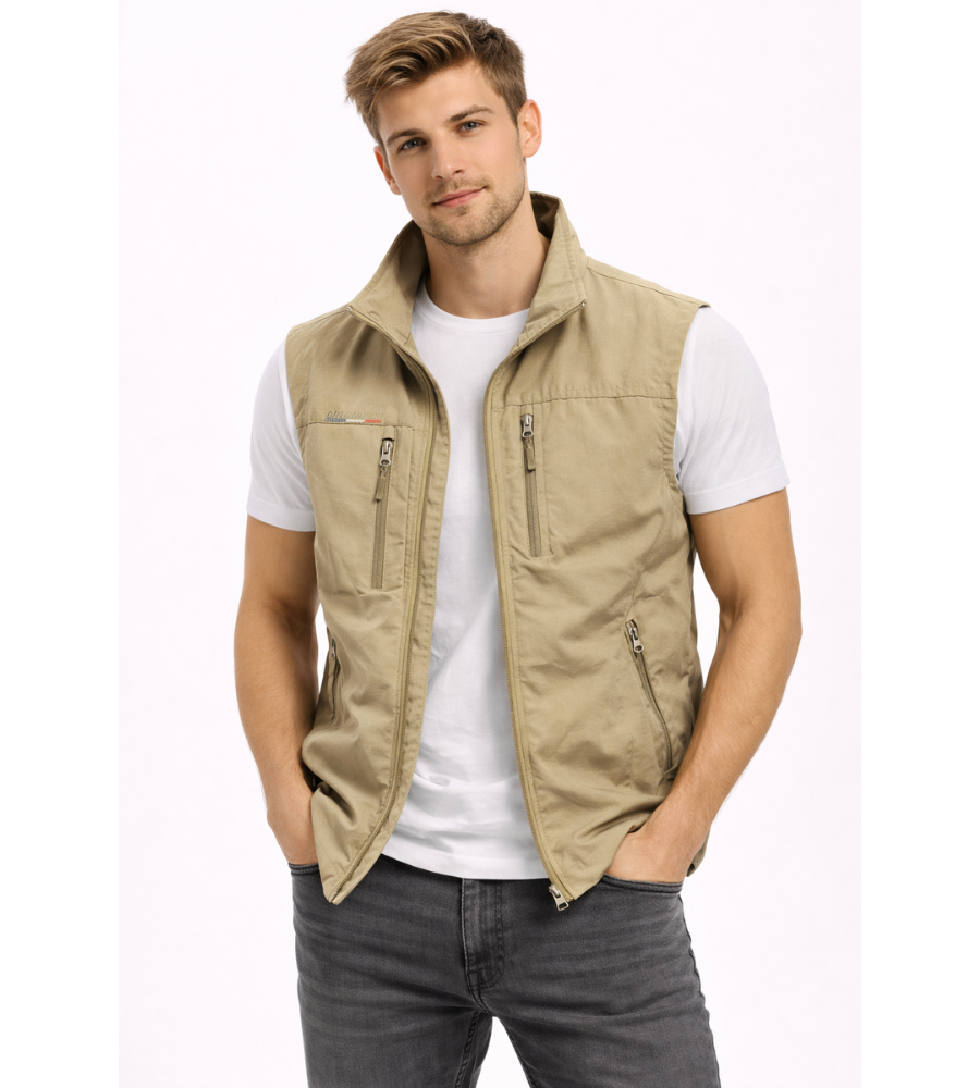Men's Sleeveless Gilet | Zip Up