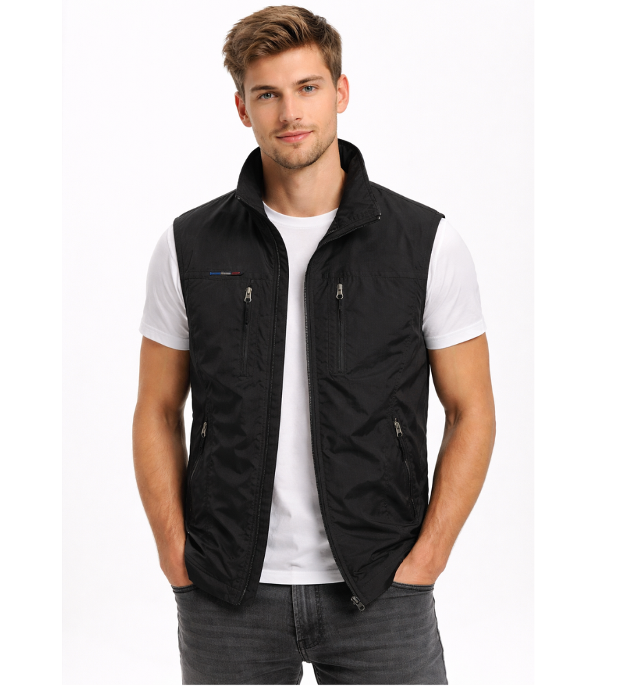 Men's Sleeveless Gilet | Zip Up