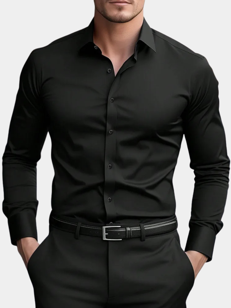 Men's Muscle Fit Shirt | Long Sleeve