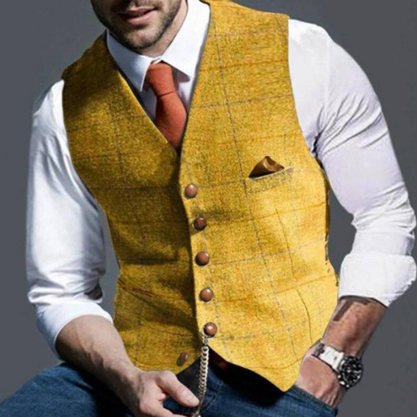 Men's Slim Fit Wedding Suit | Notch Lapel