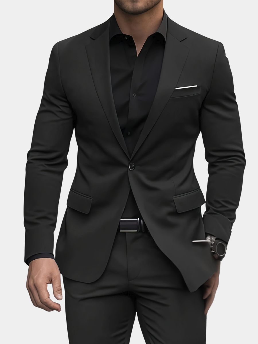 Men's Slim Fit Single Breasted Suit | Notch Lapel