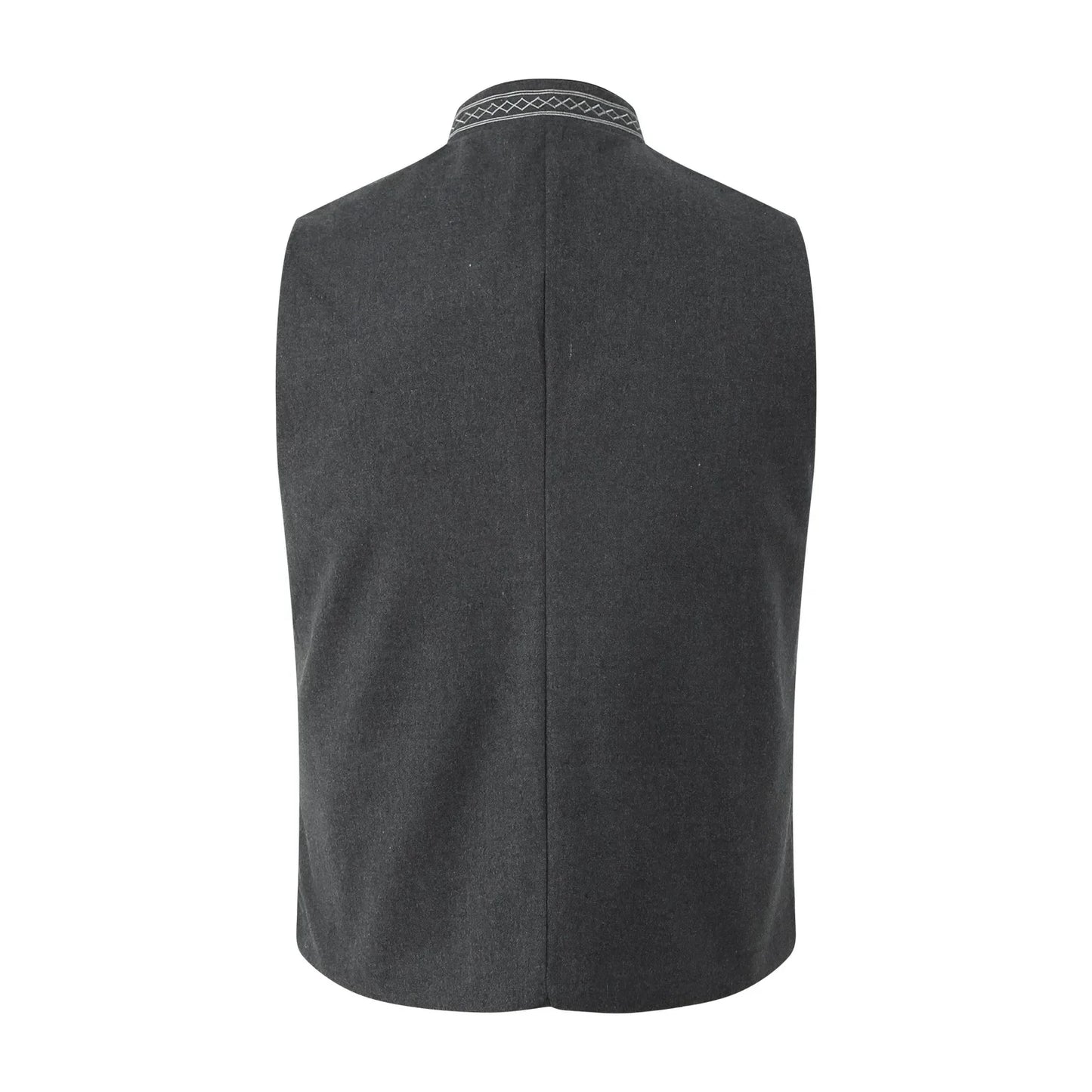 Men's Stand Collar Waistcoat | Button Up