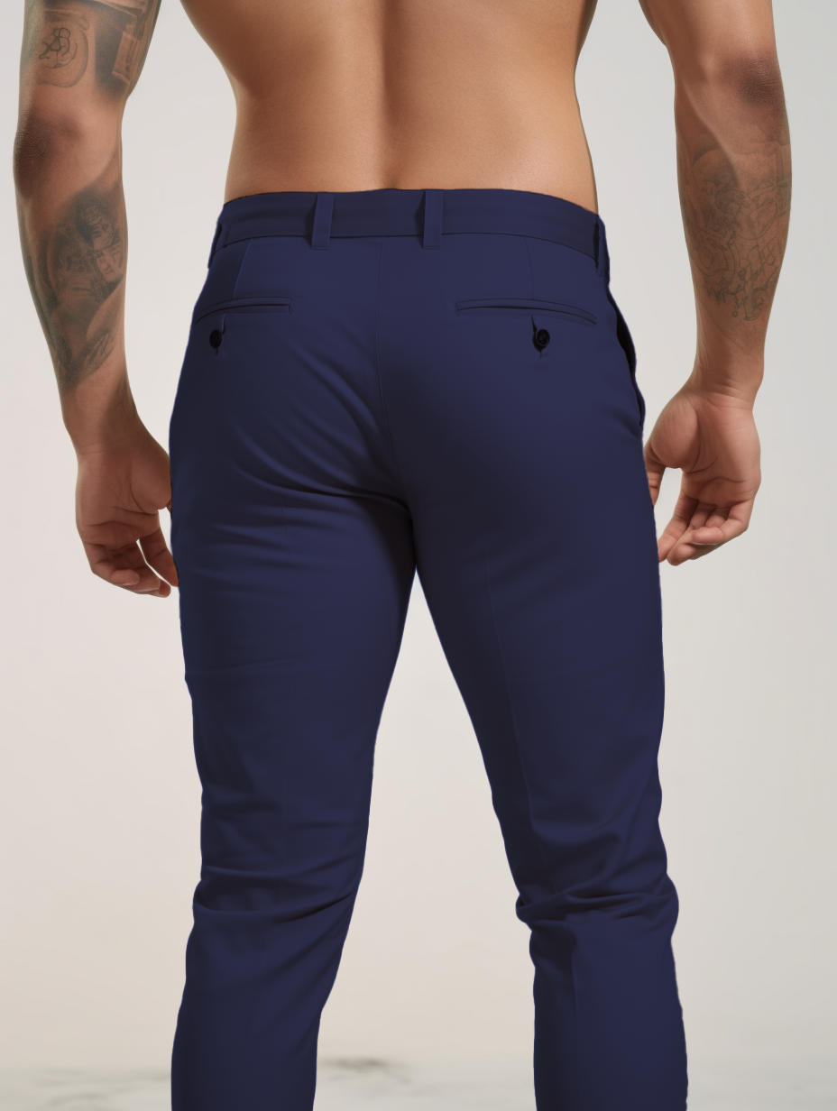 Men's Slim Tapered Chino Trousers | Slim Fit