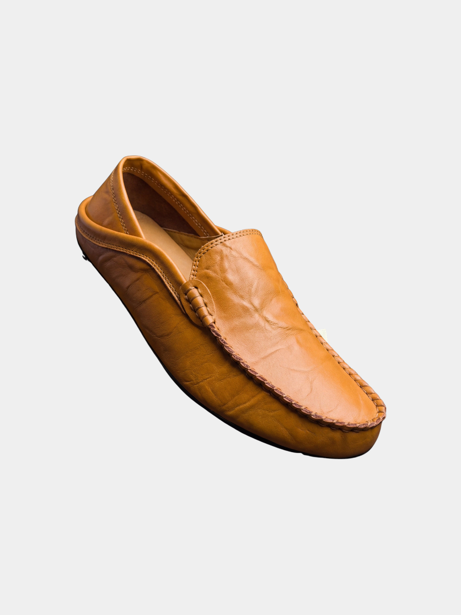 Men's Slip-On Driving Loafers | Moc-Toe Apron Stitch