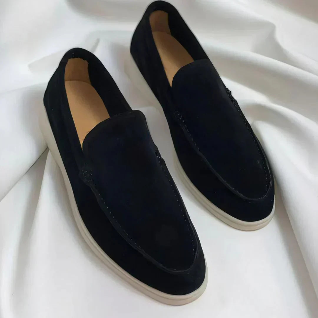 Men's Suede-Look Chunky Loafers | Slip On
