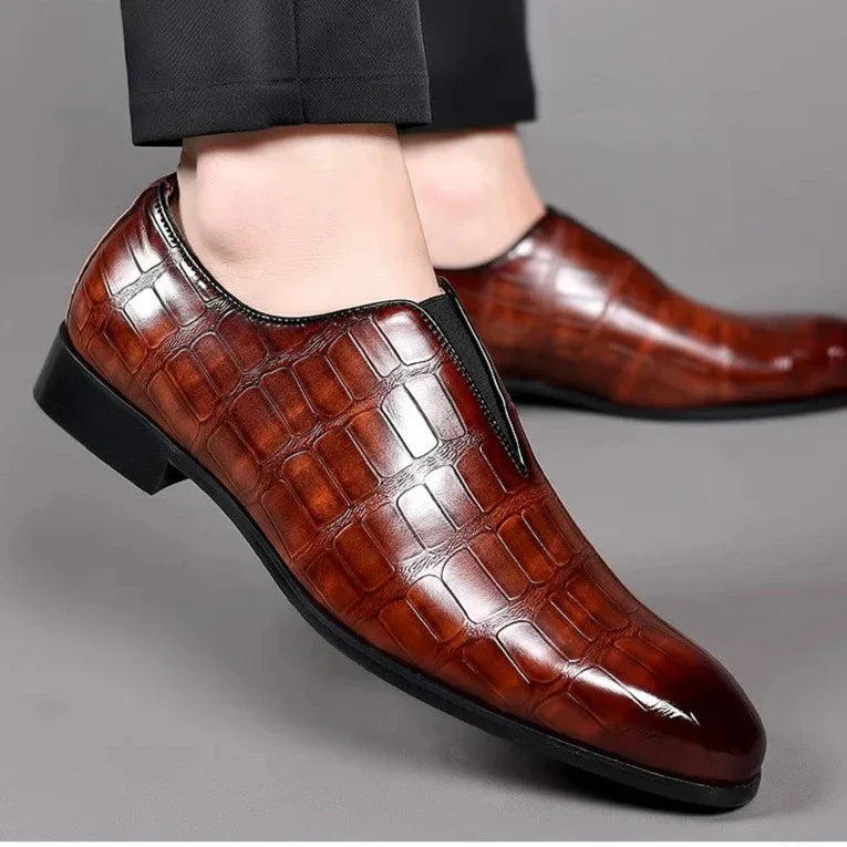 Men's Croc Slip On Loafers | Pointed Toe