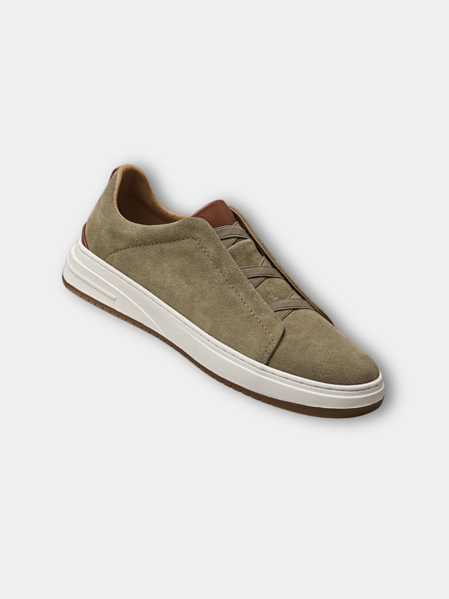 Men's Slip On Sports Trainers | Gum Sole