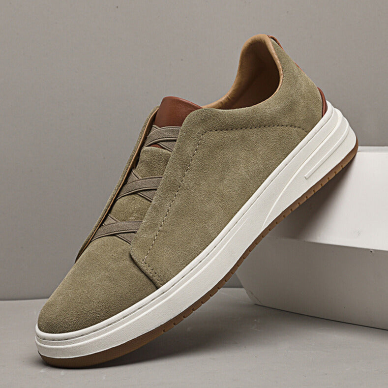 Men's Slip On Sports Trainers | Gum Sole