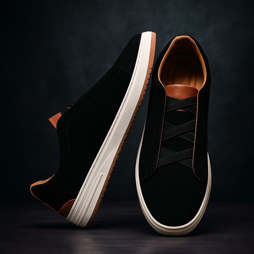 Men's Slip On Sports Trainers | Gum Sole