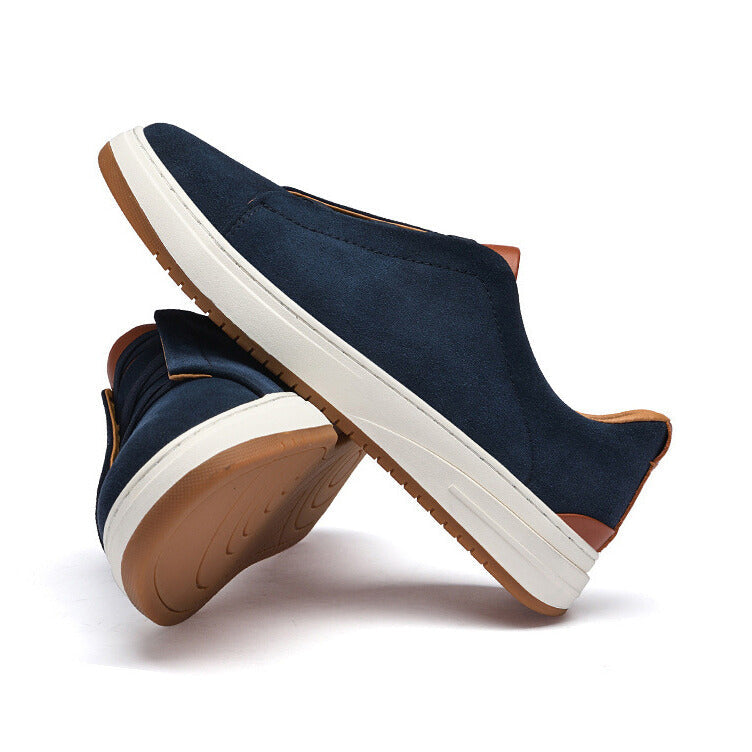Men's Suede-Look Trainers | Slip On