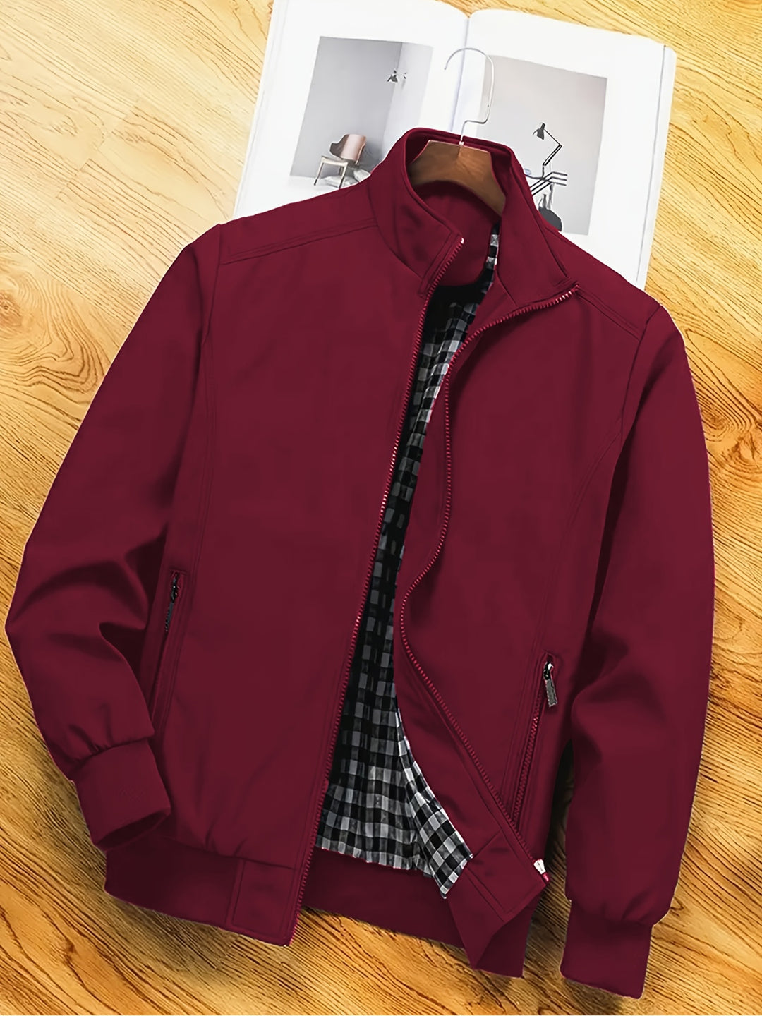 Men's Harrington Jacket | Zip Up