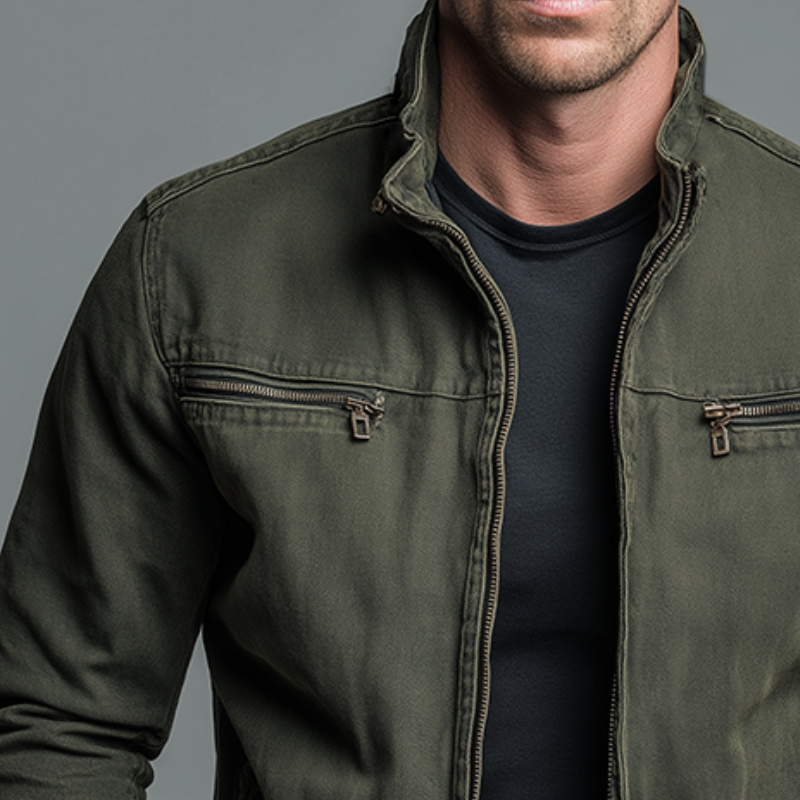 Men's Utility Field Jacket | Zip Up