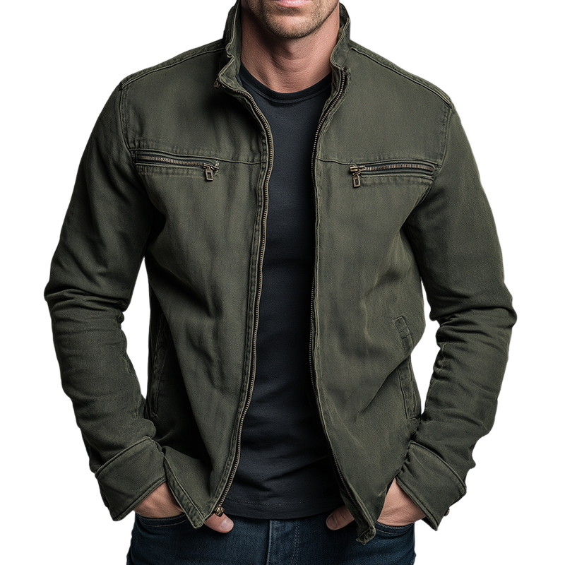 Men's Utility Field Jacket | Zip Up