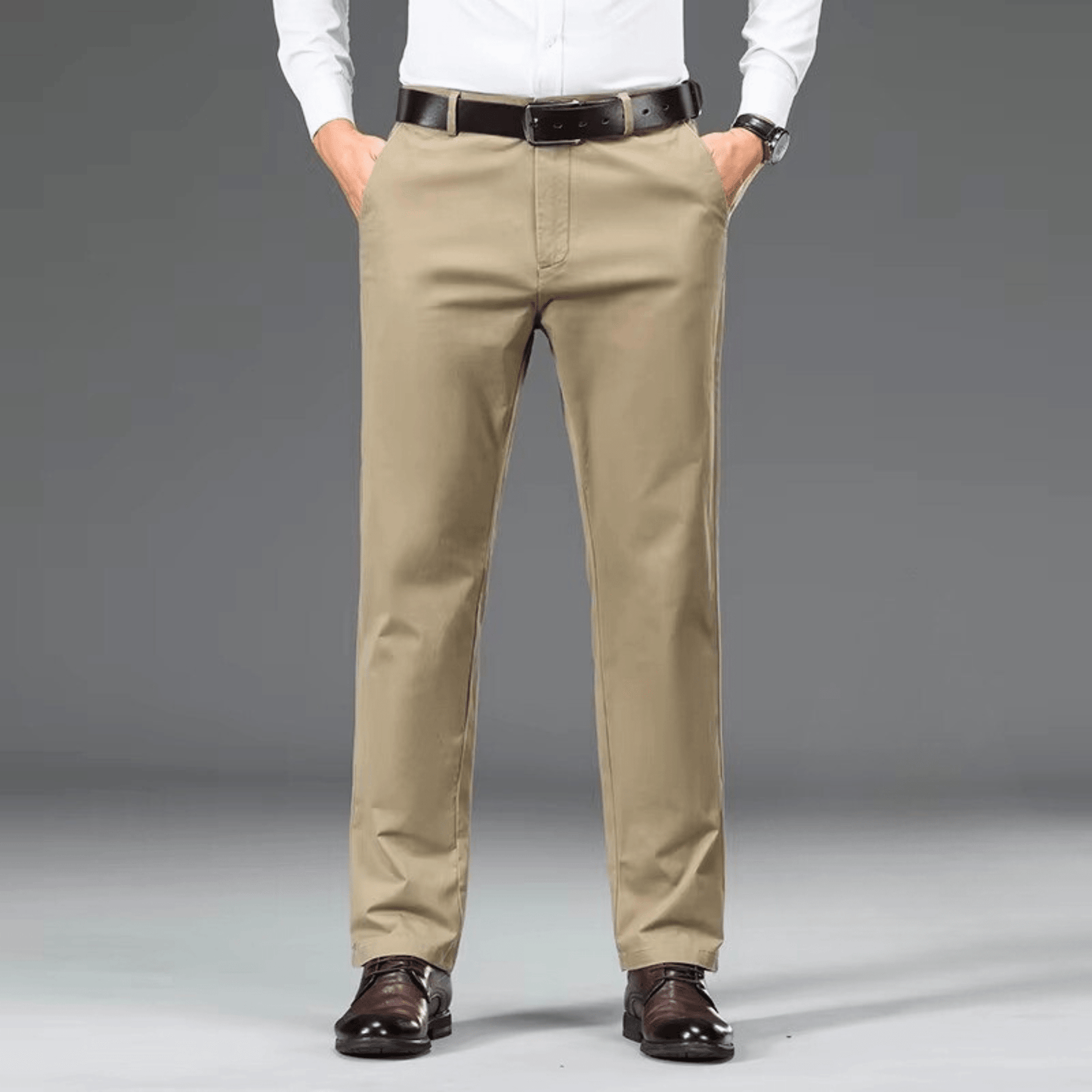 Men's Work Trousers | Button Closure