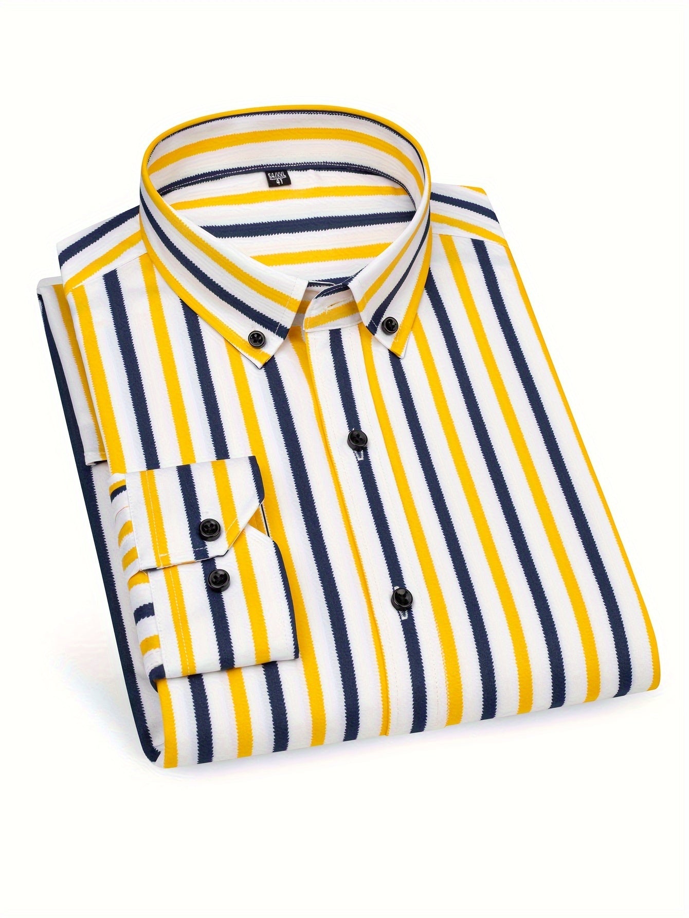 Men's Striped Button Down Shirt | Long Sleeve