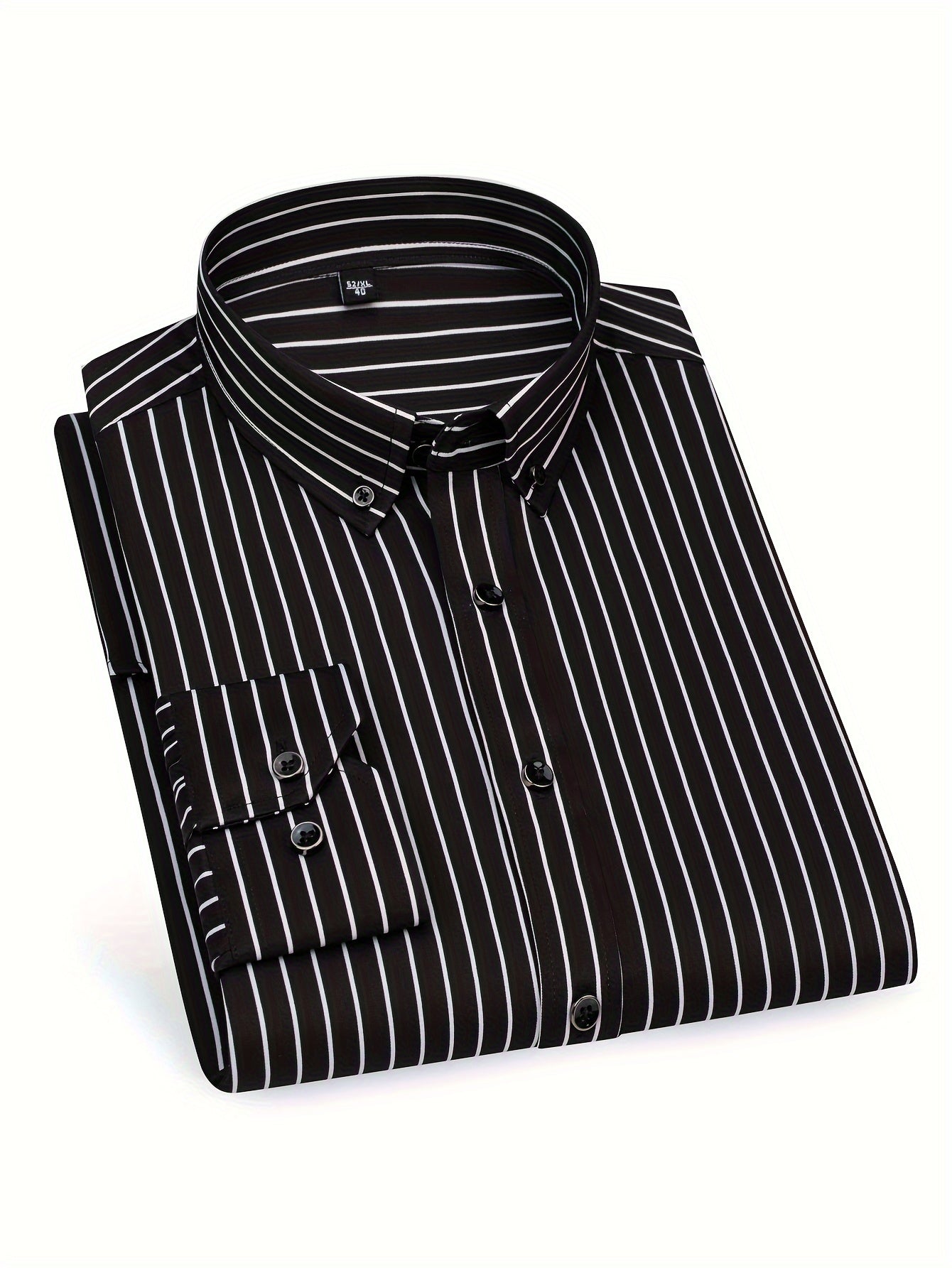 Men's Striped Button Down Shirt | Long Sleeve