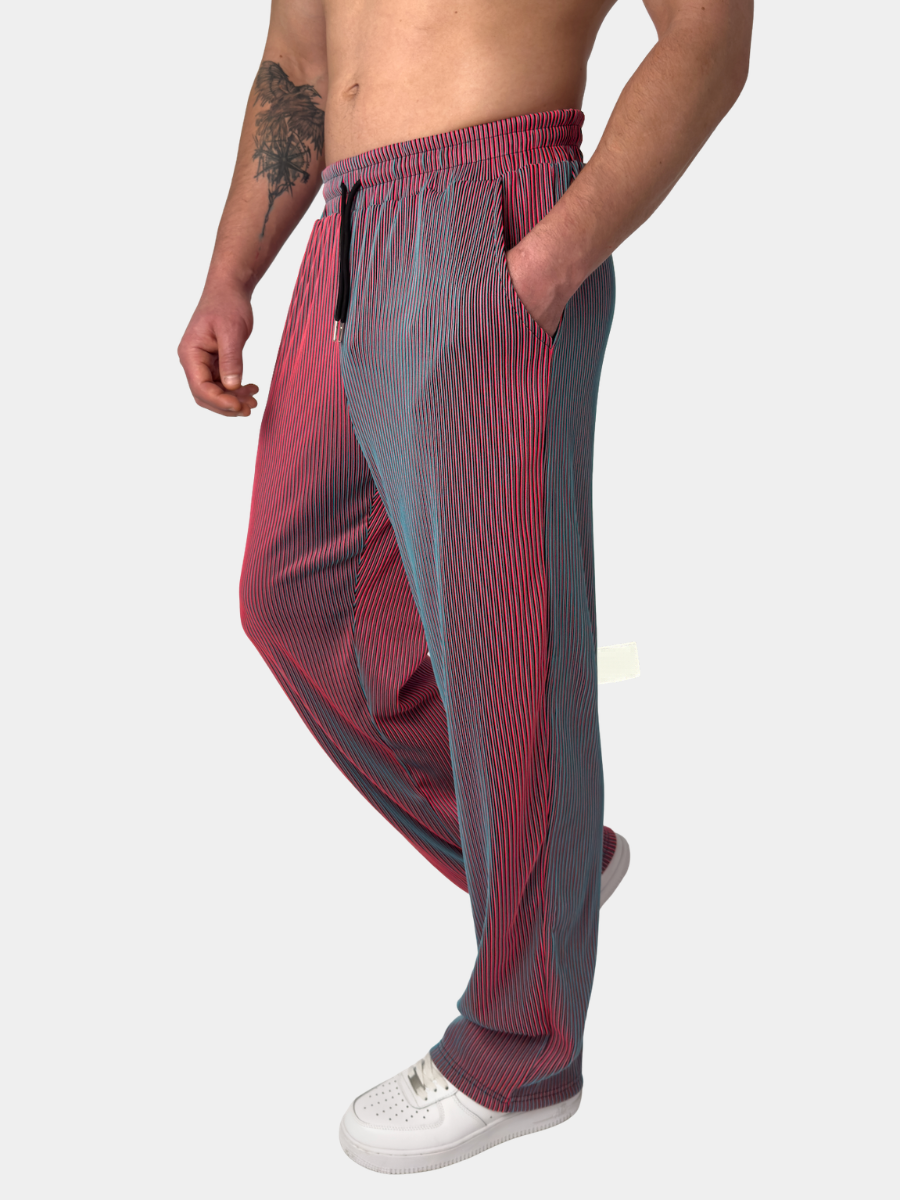 Men's Striped Trousers | Wide Leg