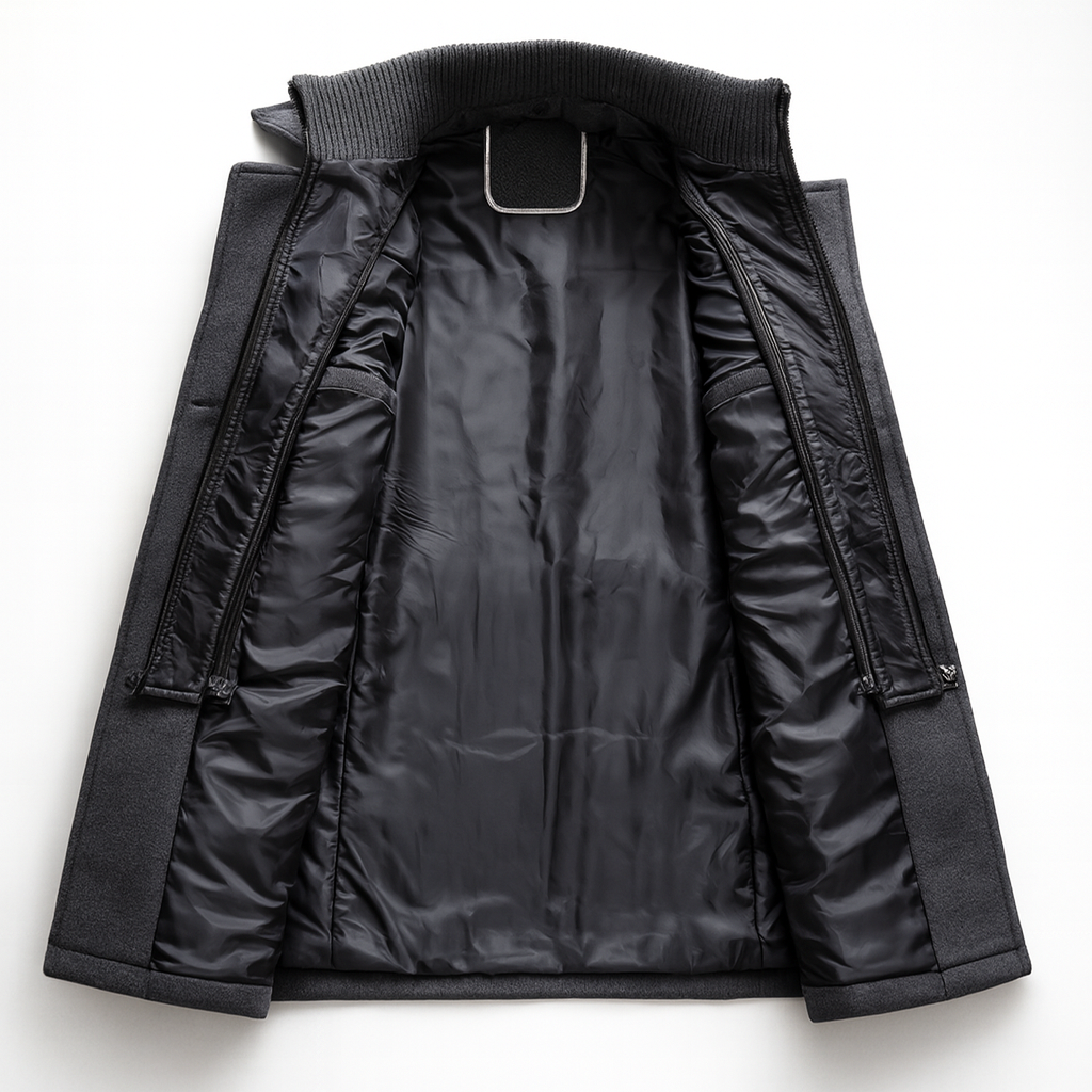 Men's Pea Coat | Button Front