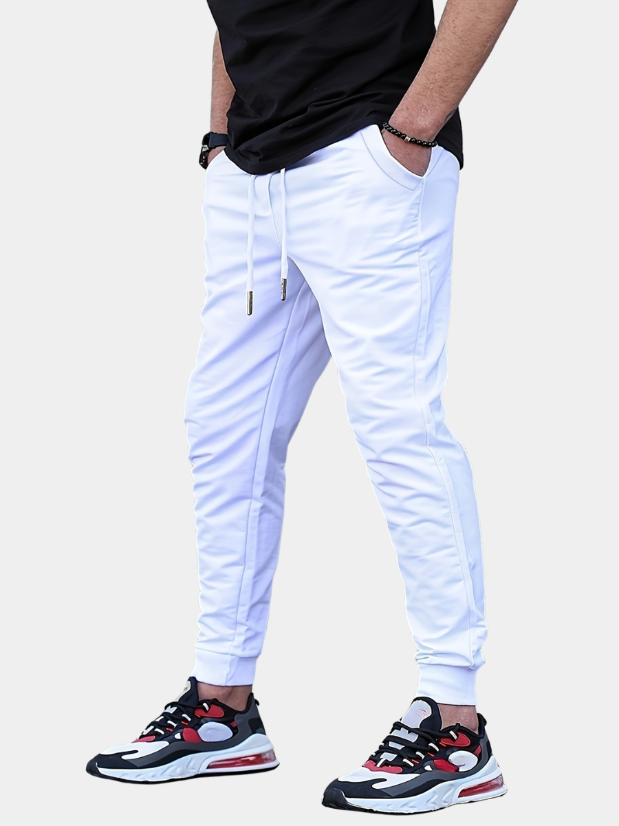 Men's Slim Tapered Jogger Trousers | Cuffed Fit