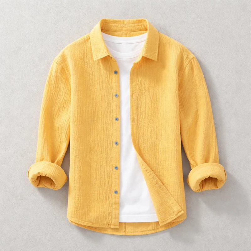 Men's Long Sleeve Overshirt | Button Down