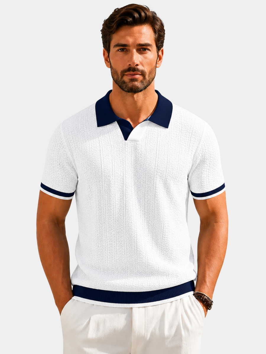 Men's Knitted Polo | Short Sleeve
