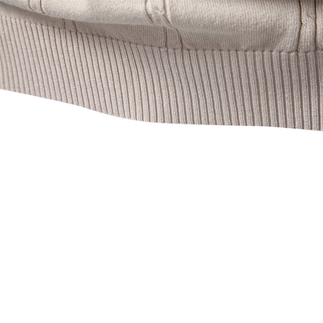 Men's Textured Knit Polo Shirt | Short Sleeve