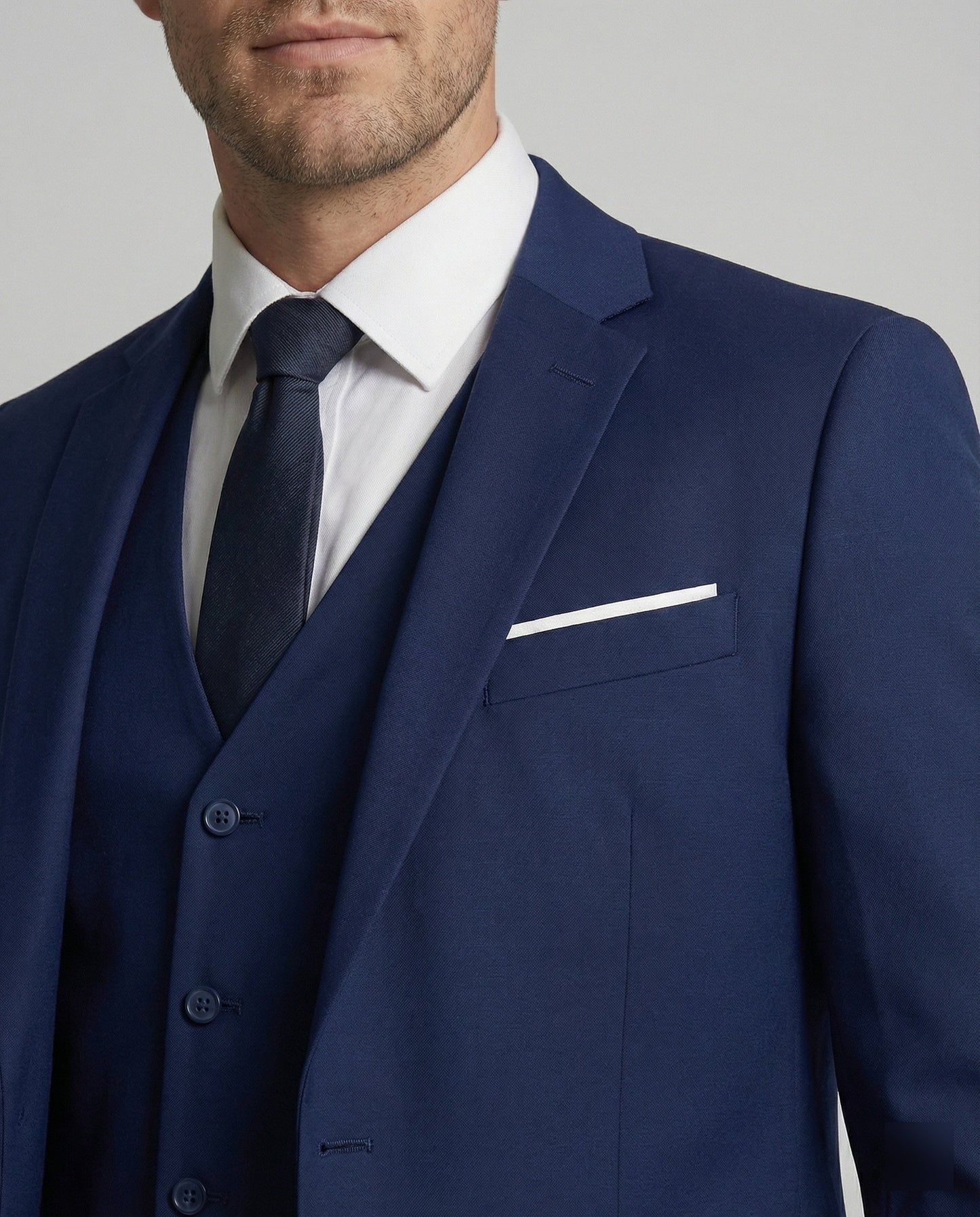 Men's Three Piece Slim Fit Suit | Notch Lapel
