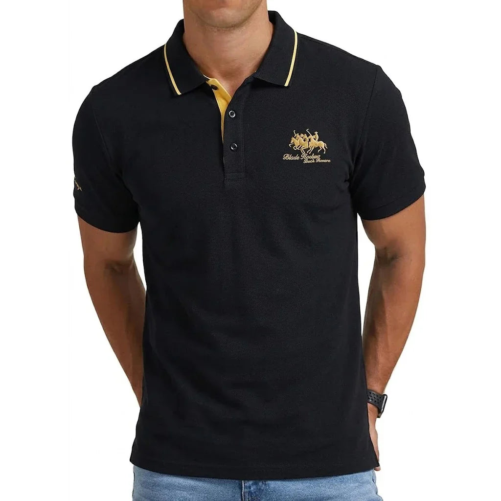 Men's Tipped Pique Polo Shirt | Short Sleeve