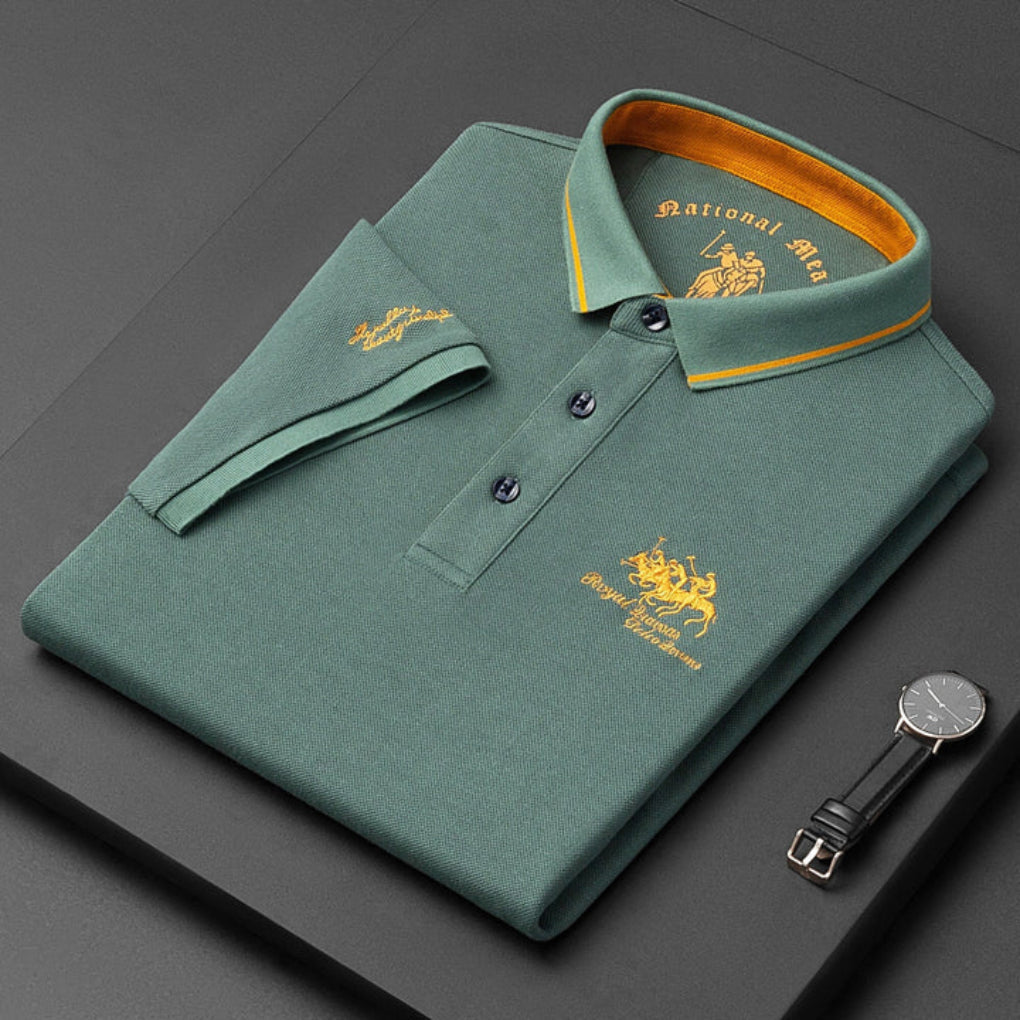 Men's Tipped Collar Polo | Short Sleeve