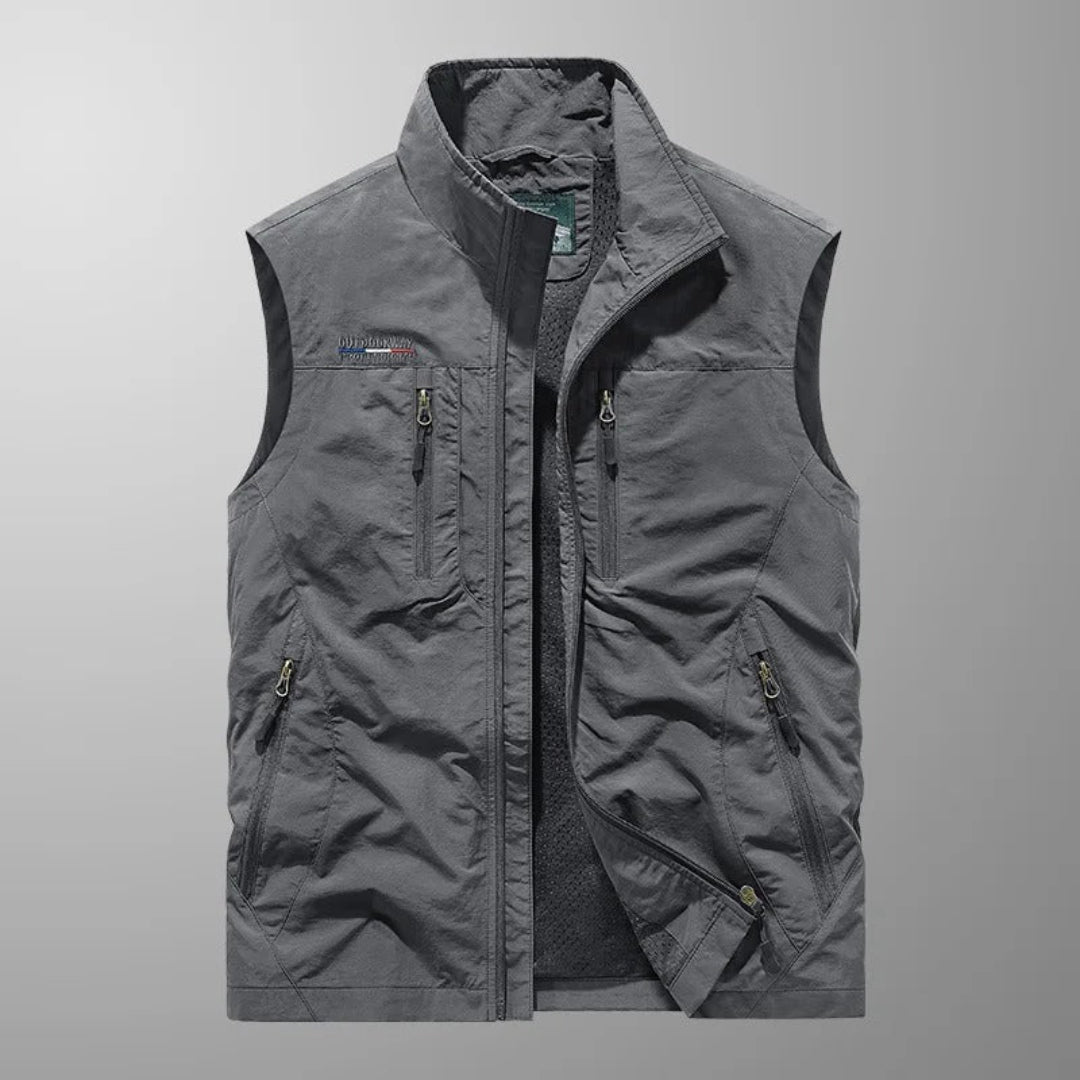 Men's Utility Cargo Gilet | Multi Pocket
