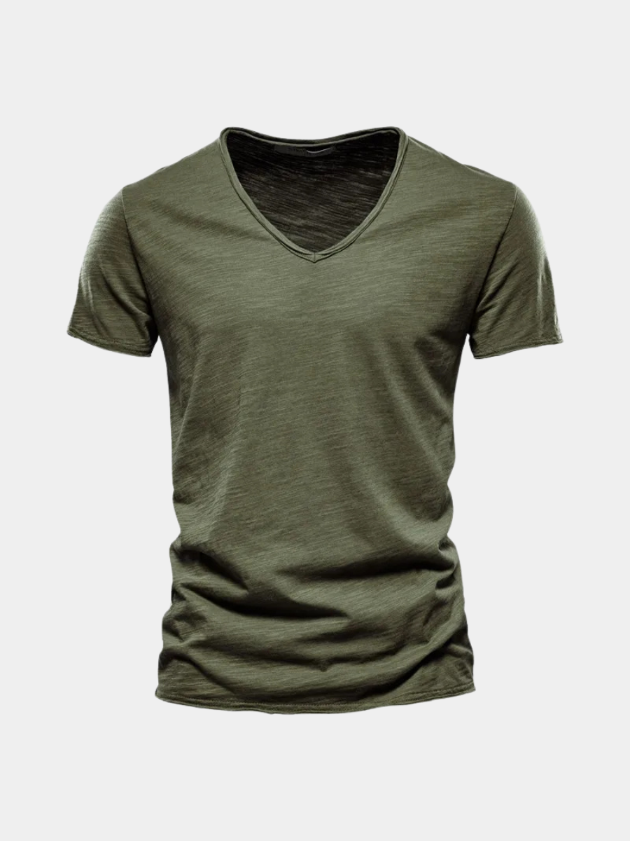 Men's V-Neck T- T-Shirt | Short Sleeve