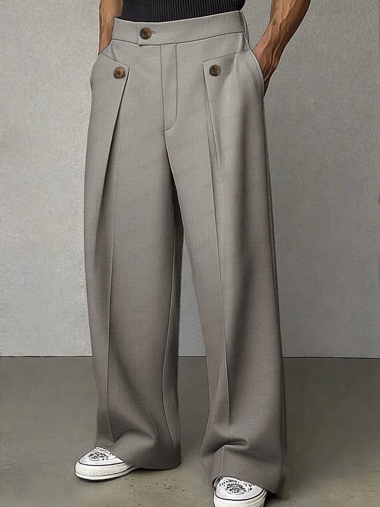 Men's Work Trousers | Pleated Front