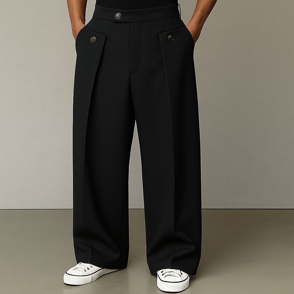 Men's Work Trousers | Pleated Front