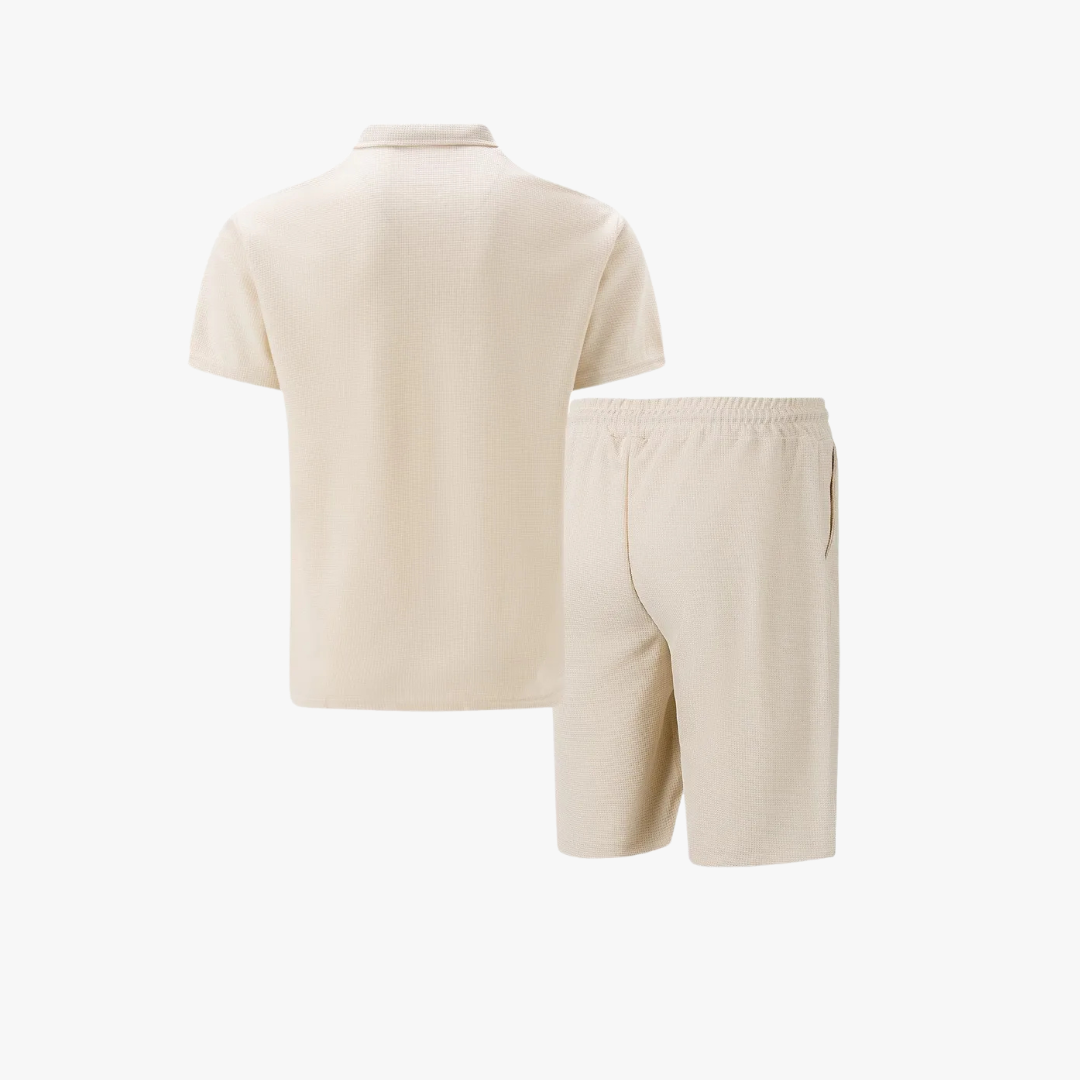 Men's Collar Polo Shirt | Half Zip