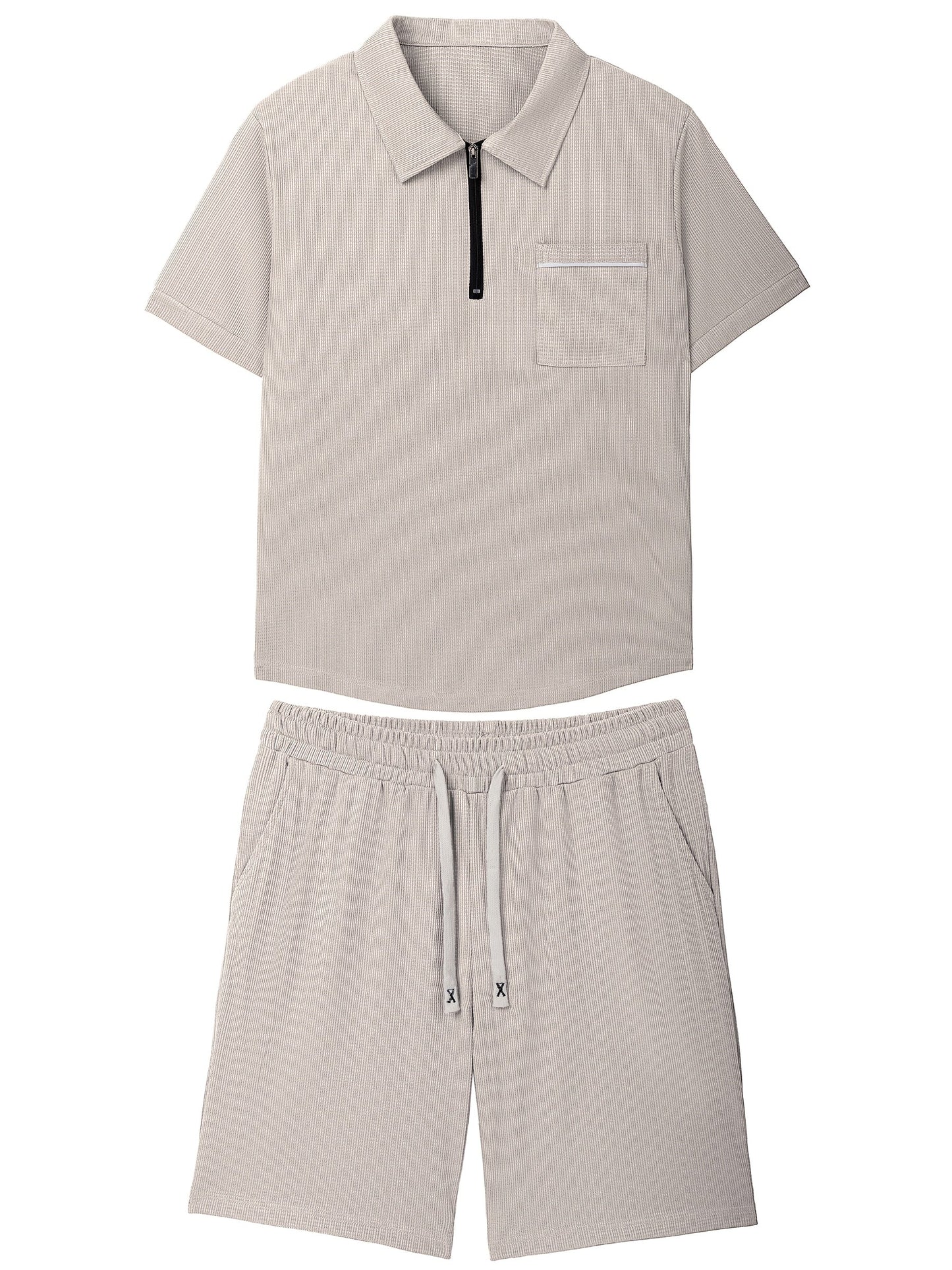 Men's Collar Polo Shirt | Zip