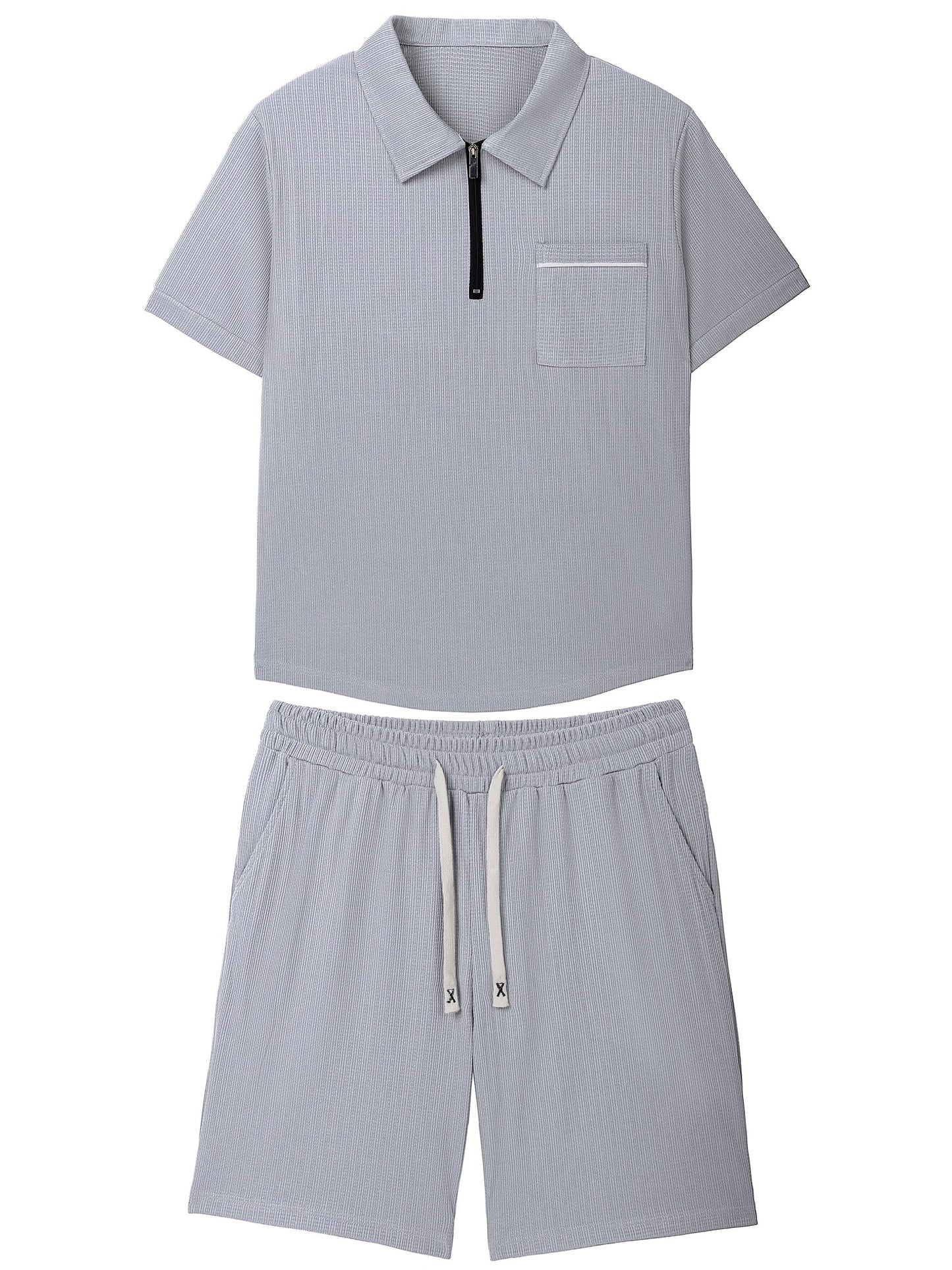 Men's Collar Polo Shirt | Zip